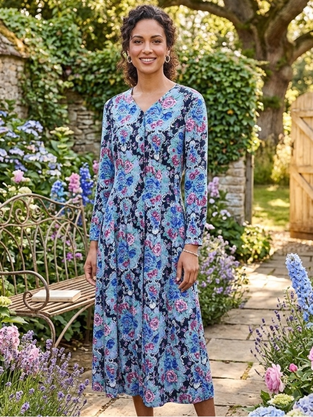Vintage Northern Traditions Floral Dress